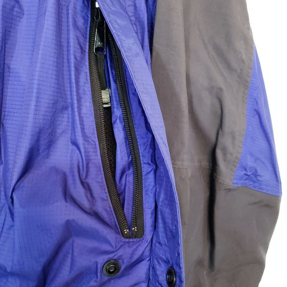 Solstice Microshed Men's XL Hooded Blue and Black Jacket - Picture 7 of 11